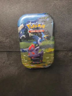 Pokemon Ascended Heroes Mini Tin Zorua & Cramorant New Sealed Trading Card Game - Image 1