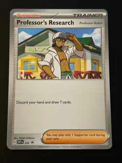 Professor's Research - 222 Normal Promo SV: Scarlet & Violet Promo Cards NM - Image 1
