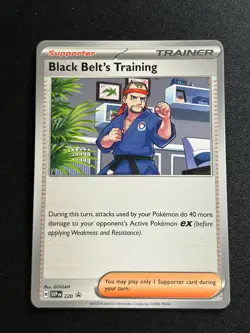 Black Belt's Training - 220 Normal Promo SV: Scarlet & Violet Promo Cards NM - Image 1