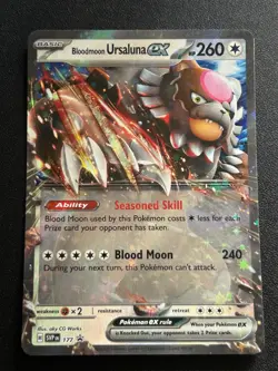 Bloodmoon Ursaluna ex - 177 Holo Promo SV: Scarlet & Violet Promo Cards NM - Image 1