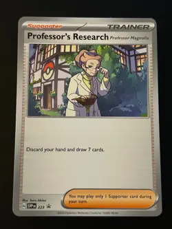 Professor's Research - 223 Normal Promo SV: Scarlet & Violet Promo Cards NM - Image 1