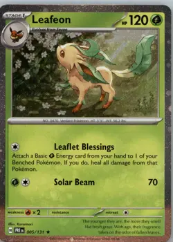 Leafeon - (Cosmos Holo) 005/131 Holo Rare Miscellaneous Cards & Products NM - Image 1
