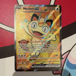 The Pokemon Company Meowth ex 107/088 Perfect Order Ultra Rare Full Art Holo EN - Image 1
