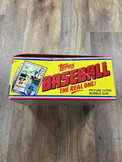Vintage 1983 Topps EMPTY Baseball Card Display Box Lot Of 2 #NC102 - Image 4