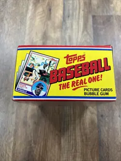 Vintage 1983 Topps EMPTY Baseball Card Display Box Lot Of 2 #NC102 - Image 5