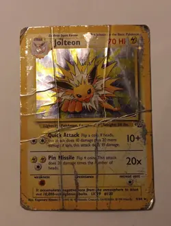 Jolteon 4/64 Jungle Holo Rare Vintage Pokemon TCG - Image 1
