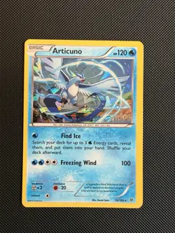 Pokemon TCG Articuno Roaring Skies 16/108 Holo Exclusive Cracked Ice Holo NM - Image 1