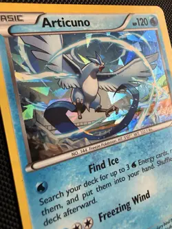Pokemon TCG Articuno Roaring Skies 16/108 Holo Exclusive Cracked Ice Holo NM - Image 2