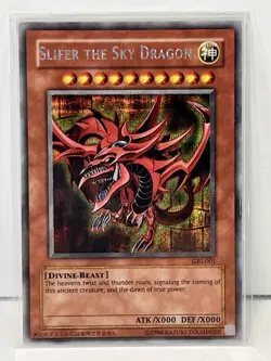 Slifer the Sky Dragon GBI-001 Secret Rare Card - Image 1