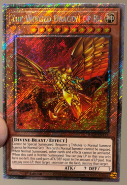 The Winged Dragon of Ra (RA03-EN137) (Platinum Secret Rare) (NM) Yu-Gi-Oh! - Image 1