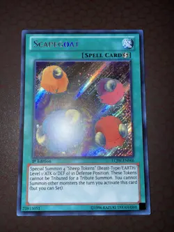 Yu-Gi-Oh! Scapegoat -LCJW-EN066- Secret Rare- 1st Edition NM! - Image 1