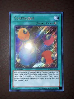 Yu-Gi-Oh! Scapegoat -LCJW-EN066- Secret Rare- 1st Edition NM! - Image 2