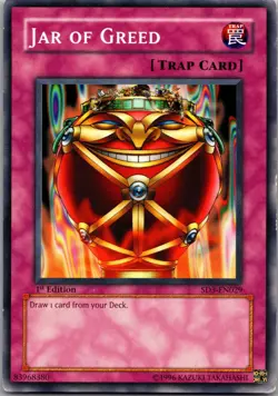 Jar of Greed SD3-EN029 Structure Deck: Yu-Gi-Oh 1st Edition LP - Image 1