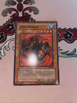 Yugioh! Lord Poison - 1st Edition IOC-028 Common (LP/MP) 1996 - Image 1