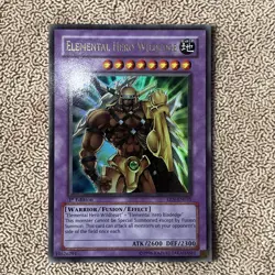 YUGIOH ELEMENTAL HERO WILDEDGE ULTRA RARE 1ST EDITION NM EEN-EN035 NEAR MINT - Image 1
