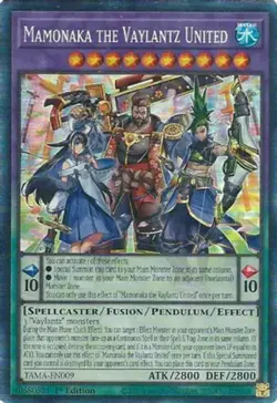 Mamonaka the Vaylantz United - TAMA-EN009 - Ultra Rare - 1st Edition NM Yugioh T - Image 1