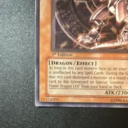 Yu-Gi-Oh! Horus the Black Flame Dragon LV6 SOD-EN007 1st Ed Ultimate Rare LP - Image 4