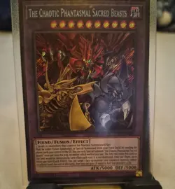Yugioh! 1x The Chaotic Phantasmal Sacred Beasts CORI-EN029 Secret Rare 1st Ed NM - Image 1