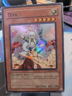 YuGiOh! Teva CMC-EN003 Super Rare Played - Image 1