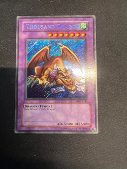 Thousand Dragon Secret Rare European English MRD-E143 Moderate Play Yugioh - Image 1