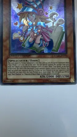 Yugioh Dark Magician Girl JUMP-EN010 Ultra Rare Limited Edition Promo NM - Image 3