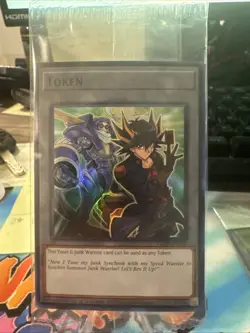 Yu-Gi-Oh! Yusei & Junk Warrior - Token #TKN5-EN034 Super Rare (NM) Sealed - Image 1
