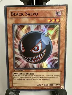 Yu-Gi-Oh! Black Salvo CRMS-EN015 Super Rare 1st Edition - Image 1