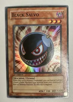 Yu-Gi-Oh! Black Salvo CRMS-EN015 Super Rare 1st Edition - Image 2