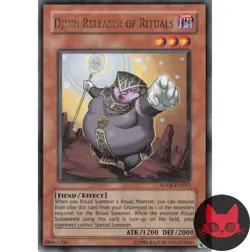 Yugioh Djinn Releaser of Rituals SOVR-EN037 Rare NM - Image 1