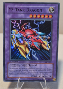 Yugioh YZ-Tank Dragon MFC-054 Magician's Force 1st Edition Super Rare HP - Image 1