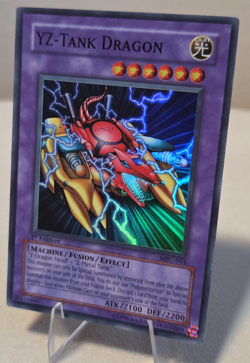 Yugioh YZ-Tank Dragon MFC-054 Magician's Force 1st Edition Super Rare HP - Image 2
