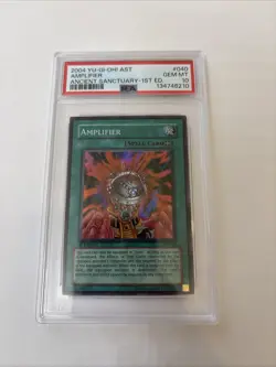 Amplifier AST-040 1st Edition Ancient Sanctuary Yugioh PSA 10 Gem Mint - Image 1