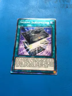 YUGIOH Starlight Rare Shining Sarcophagus MP25-EN005 1st Edition - Image 1