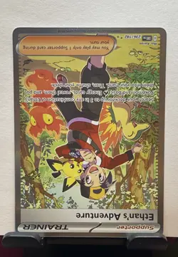 Ethan’s Adventure SIR 236/182 Destined Rivals Special Illustration Rare SV10 - Image 2