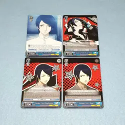 Weiss Schwarz P5 Persona 5 Yusuke as Fox 4 Card Set First Encounter Duplication - Image 1