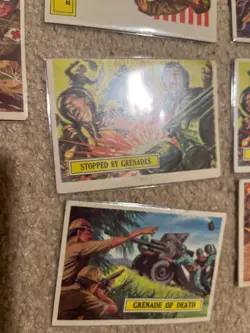 Lot of 12 Topps Battle Cards low grade - Image 3