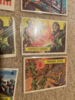 Lot of 12 Topps Battle Cards low grade - Image 4