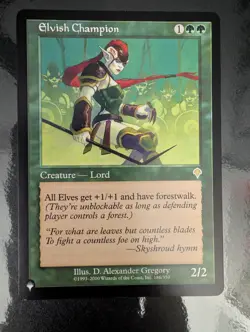 MTG Elvish Champion - The List Reprints Excellent Condition 186 - Image 1