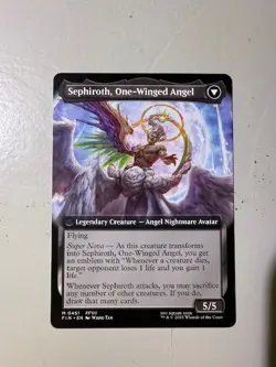 MTG Final Fantasy English Sephiroth, Fabled Soldier Extended Art 0451 Non-Foil - Image 2
