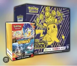 Pokemon Surging Sparks Elite Trainer Box + Booster Bundle, 2-pack ~ Costco Set - Image 1