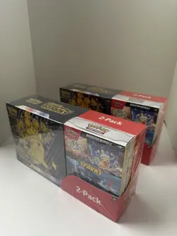 Pokemon Surging Sparks Elite Trainer Box + Booster Bundle, 2-pack ~ Costco Set - Image 4