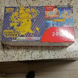 Pokemon Surging Sparks Elite Trainer Box + Booster Bundle Costco 2-pack - Image 1