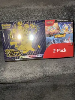 Pokemon TCG Surging Sparks Elite Trainer Box Booster Bundle Costco Two Pack - Image 5