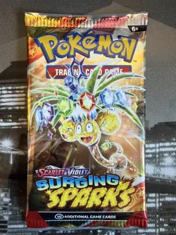 SURGING SPARKS - Pokemon TCG - Scarlet & Violet - Single Booster Pack (SEALED) - Image 4