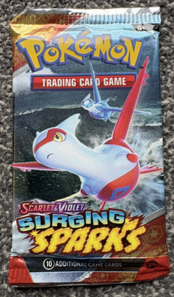Pokemon Surging Sparks Booster Pack - New & Sealed - Image 1