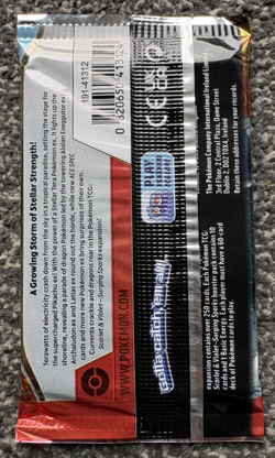 Pokemon Surging Sparks Booster Pack - New & Sealed - Image 2