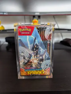 Pokemon TCG Scarlet & Violet Surging Sparks Booster Box 36 Pack + Acrylic Case - Image 2