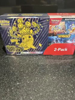 Pokemon Surging Sparks ETB with Booster Bundle Costco 2-Pack - Image 2