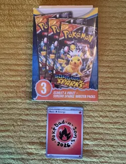 Pokemon Scarlet & Violet Surging Sparks Booster Packs 3-Pack Box English Sealed - Image 1