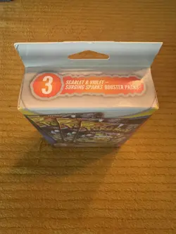 Pokemon Scarlet & Violet Surging Sparks Booster Packs 3-Pack Box English Sealed - Image 4